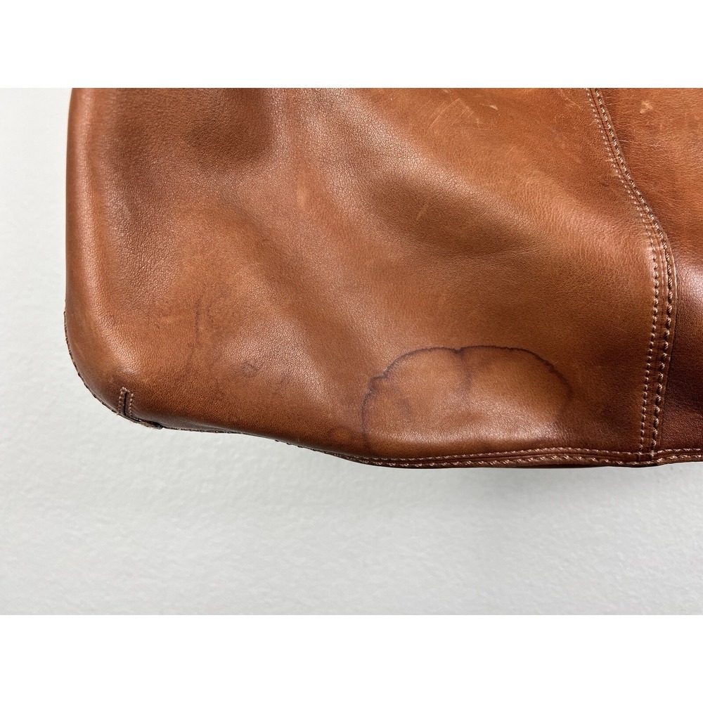 COACH Bleecker Felicia Burnished Leather‎ XL Slim Duffle Hobo Bag Purse 11424 - Picture 16 of 16